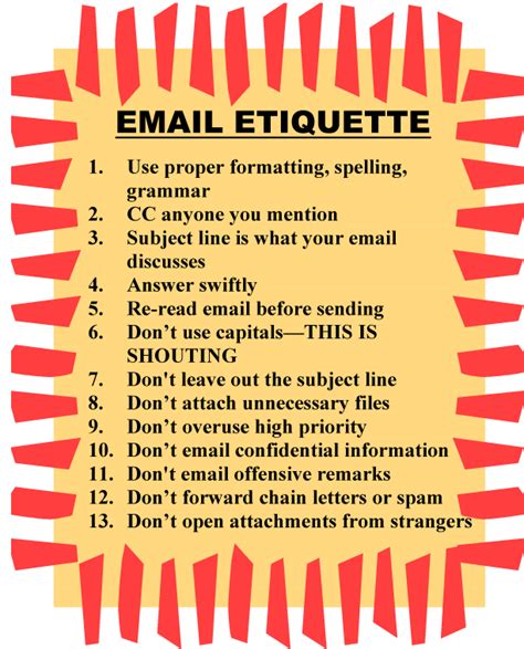 email etiquate|10 tips on proper email etiquette.